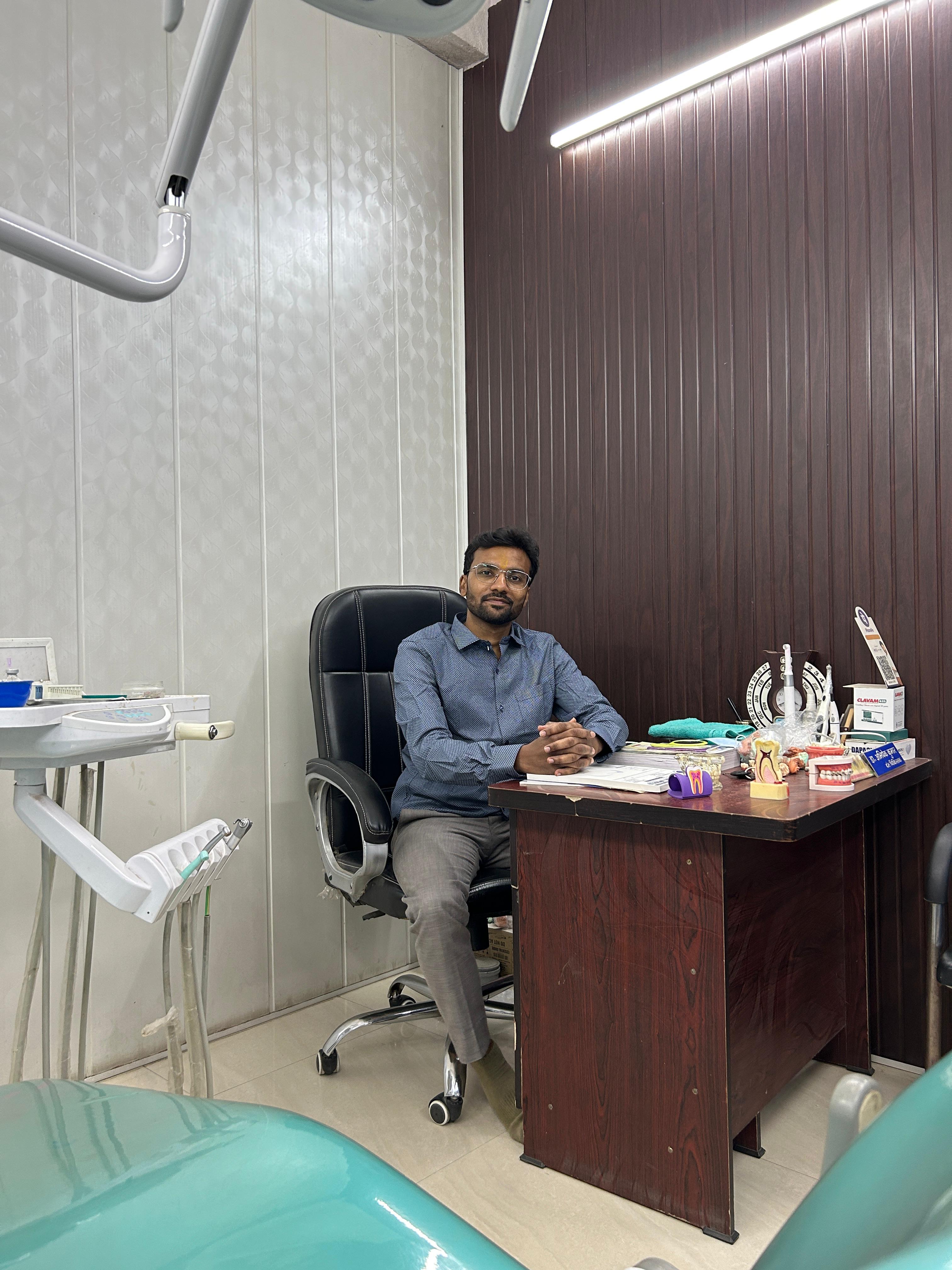 Dental surgery closeup